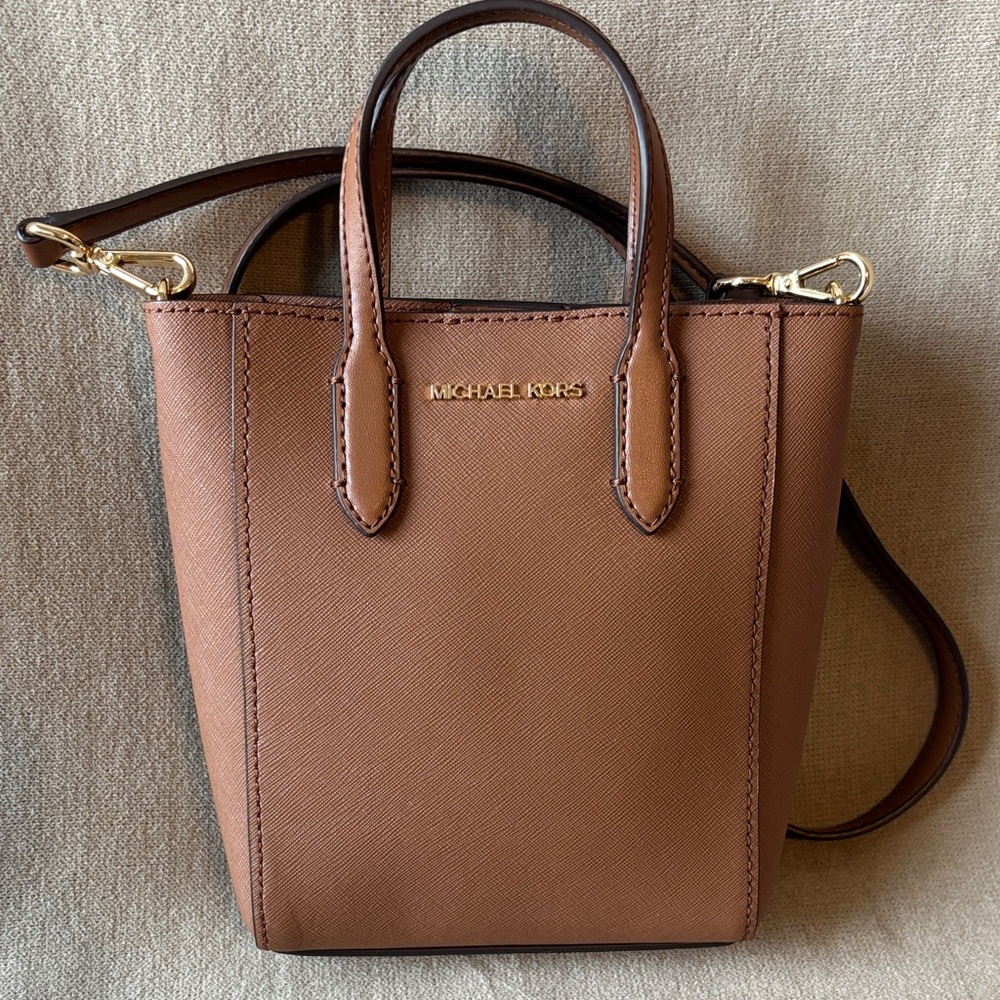 Michael Kors Brown Mini Crossbody Bag